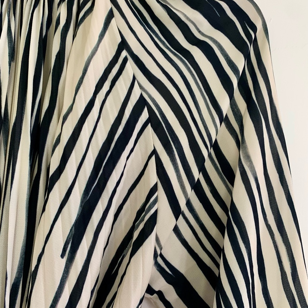 Proenza Schouler ‘Carol’ Black and White Striped Dress, Size 4, NWT - Picture 9 of 11